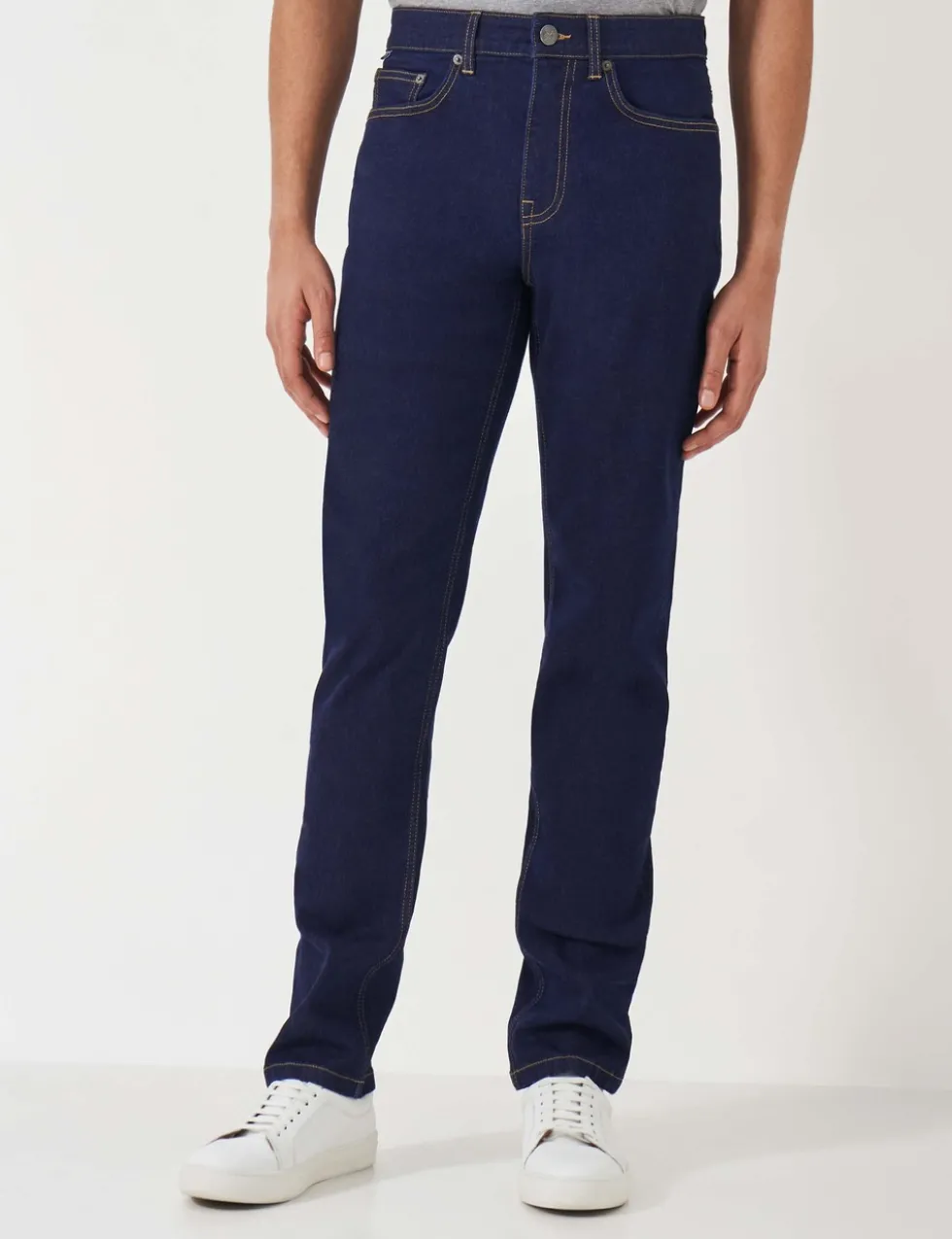 Straight Fit Denim 5 Pocket Jeans