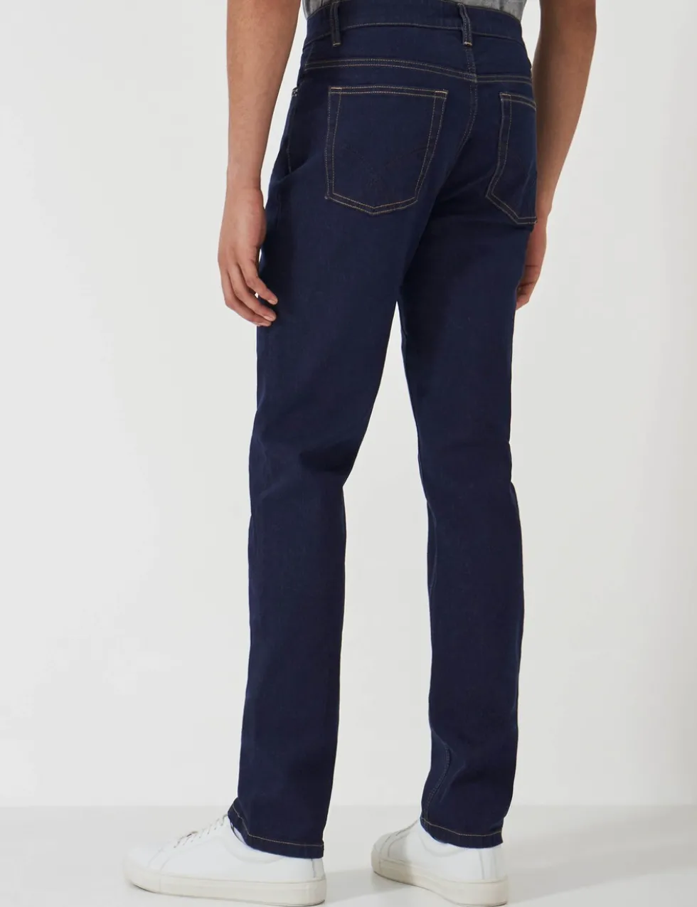 Straight Fit Denim 5 Pocket Jeans