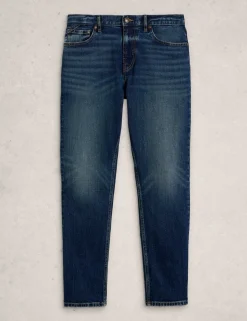 Straight Fit Denim Trousers