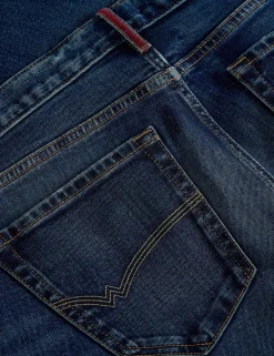 Straight Fit Denim Trousers