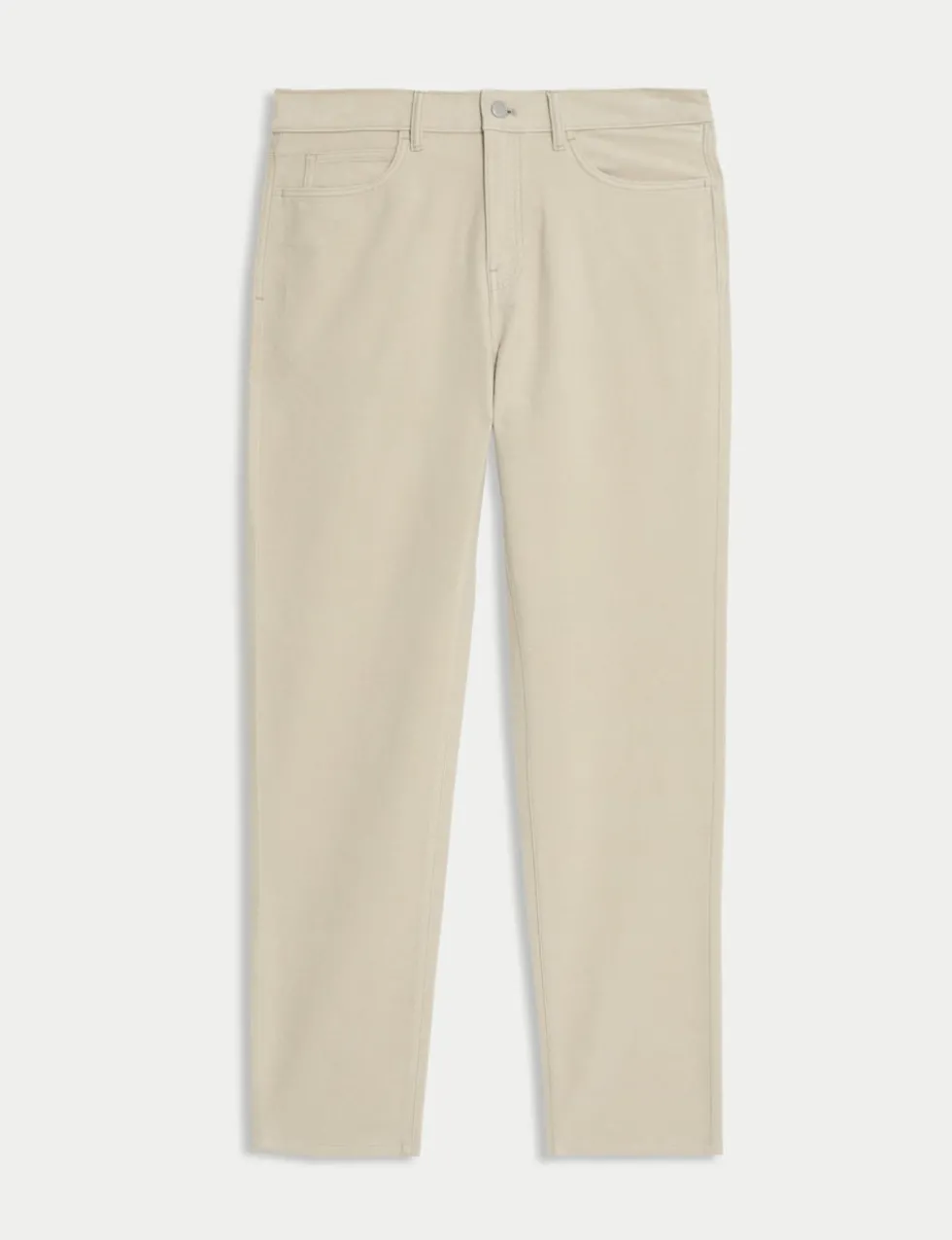 Straight Fit Italian Moleskin 5 Pocket Trousers