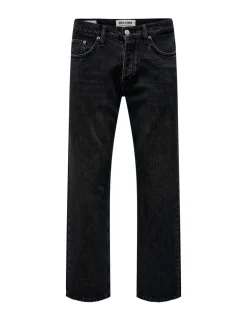 Straight Fit Pure Cotton 5 Pocket Jeans