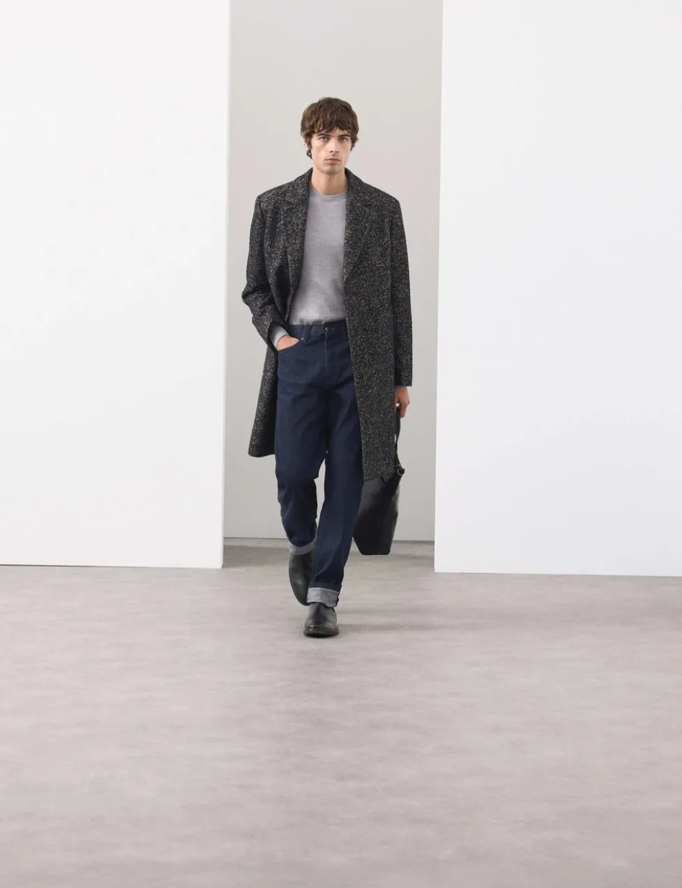 Straight Fit Pure Cotton Selvedge Jeans