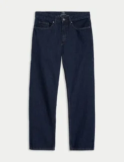 Straight Fit Pure Cotton Jeans