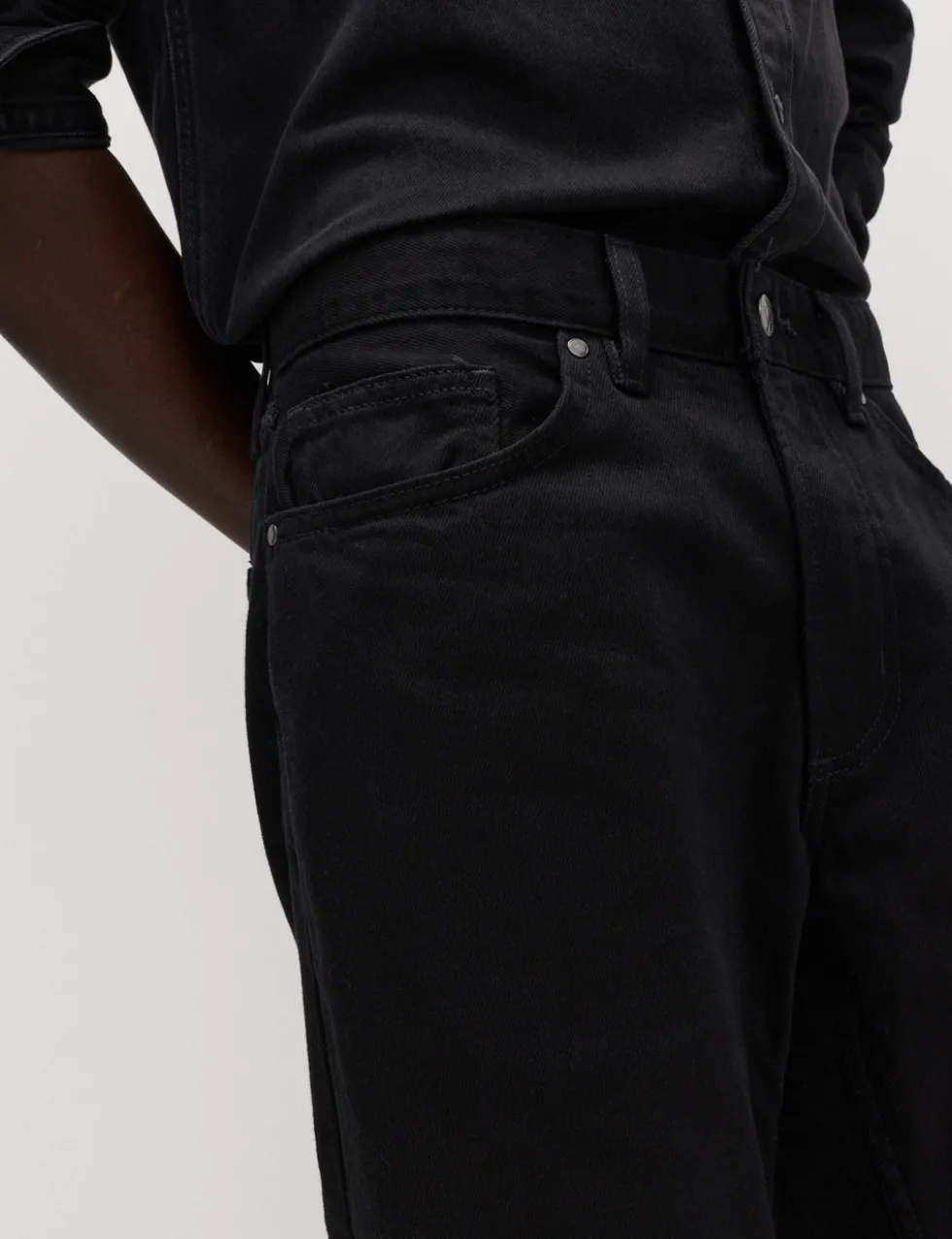 Straight Fit Pure Cotton Jeans