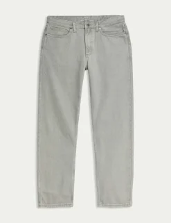 Straight Fit Pure Cotton Jeans