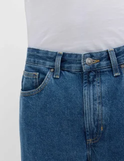 Straight Fit Pure Cotton Jeans