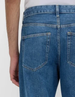 Straight Fit Pure Cotton Jeans