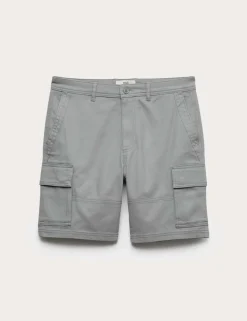 Straight Fit Stretch Cargo Short