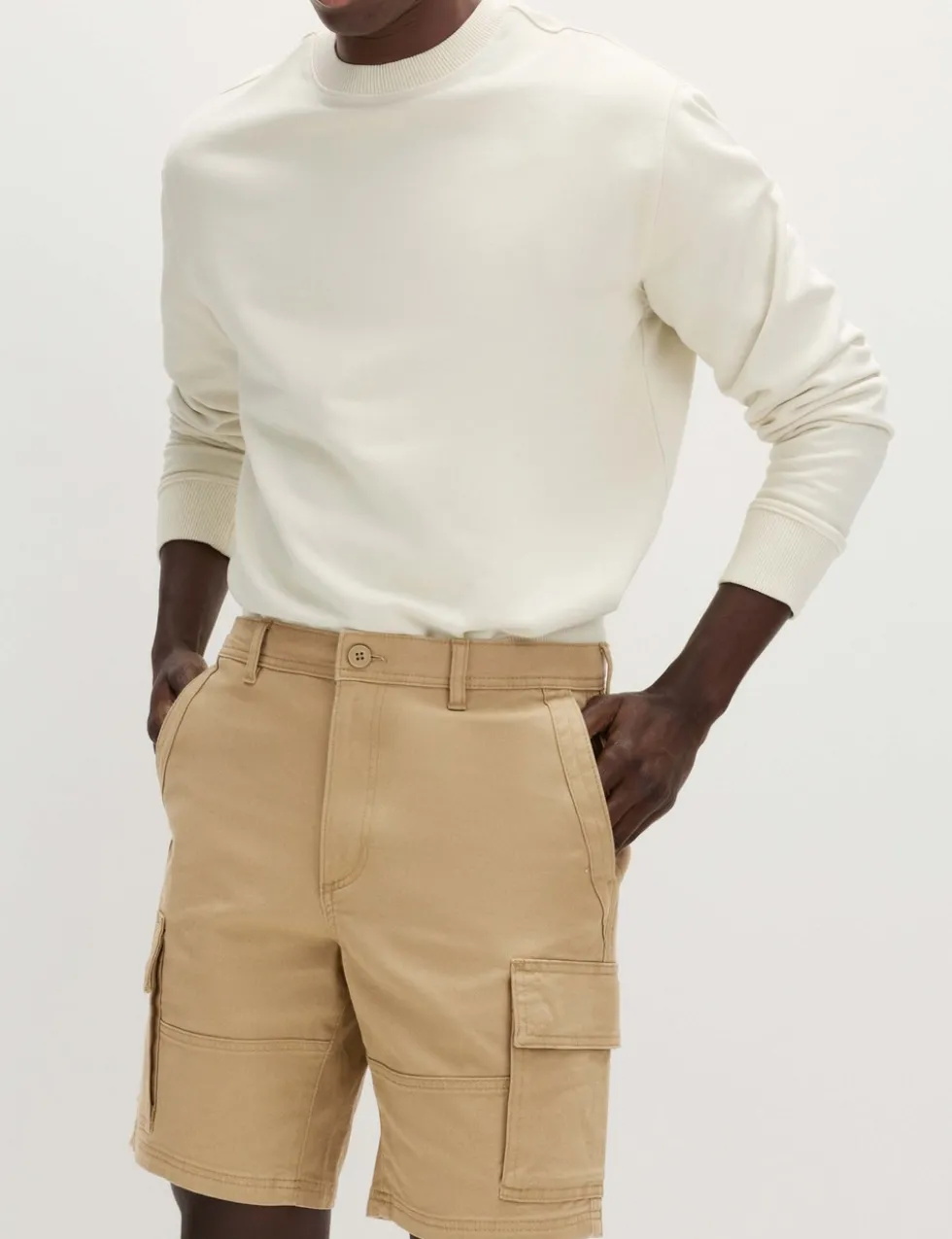 Straight Fit Stretch Cargo Short