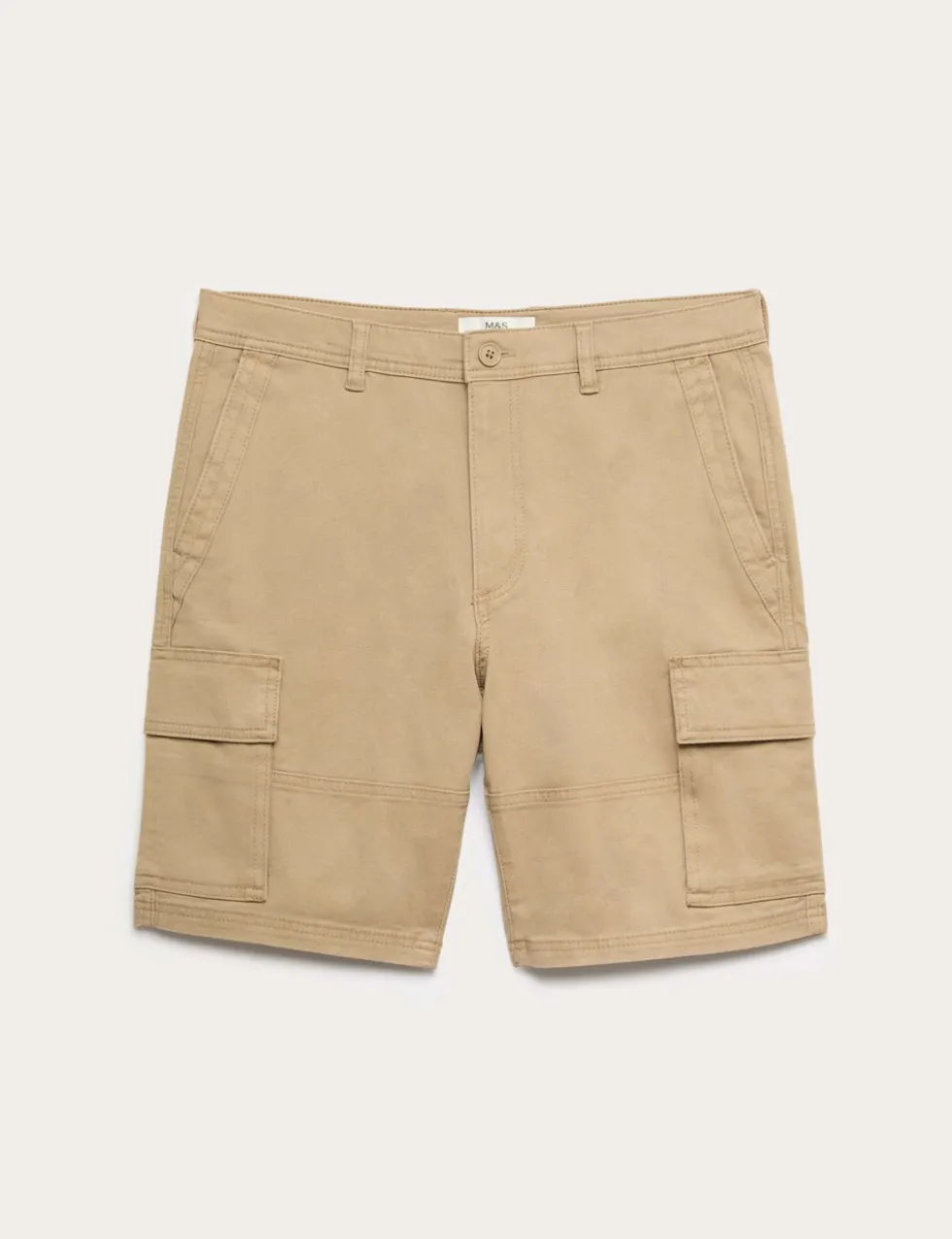 Straight Fit Stretch Cargo Short