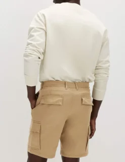 Straight Fit Stretch Cargo Short