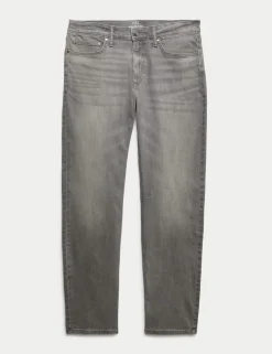 Straight Fit Stretch Jeans