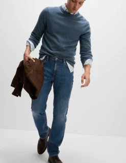 Straight Fit Stretch Jeans
