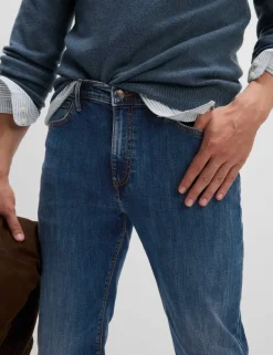 Straight Fit Stretch Jeans