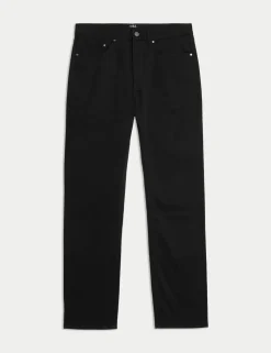 Straight Fit Stretch Jeans