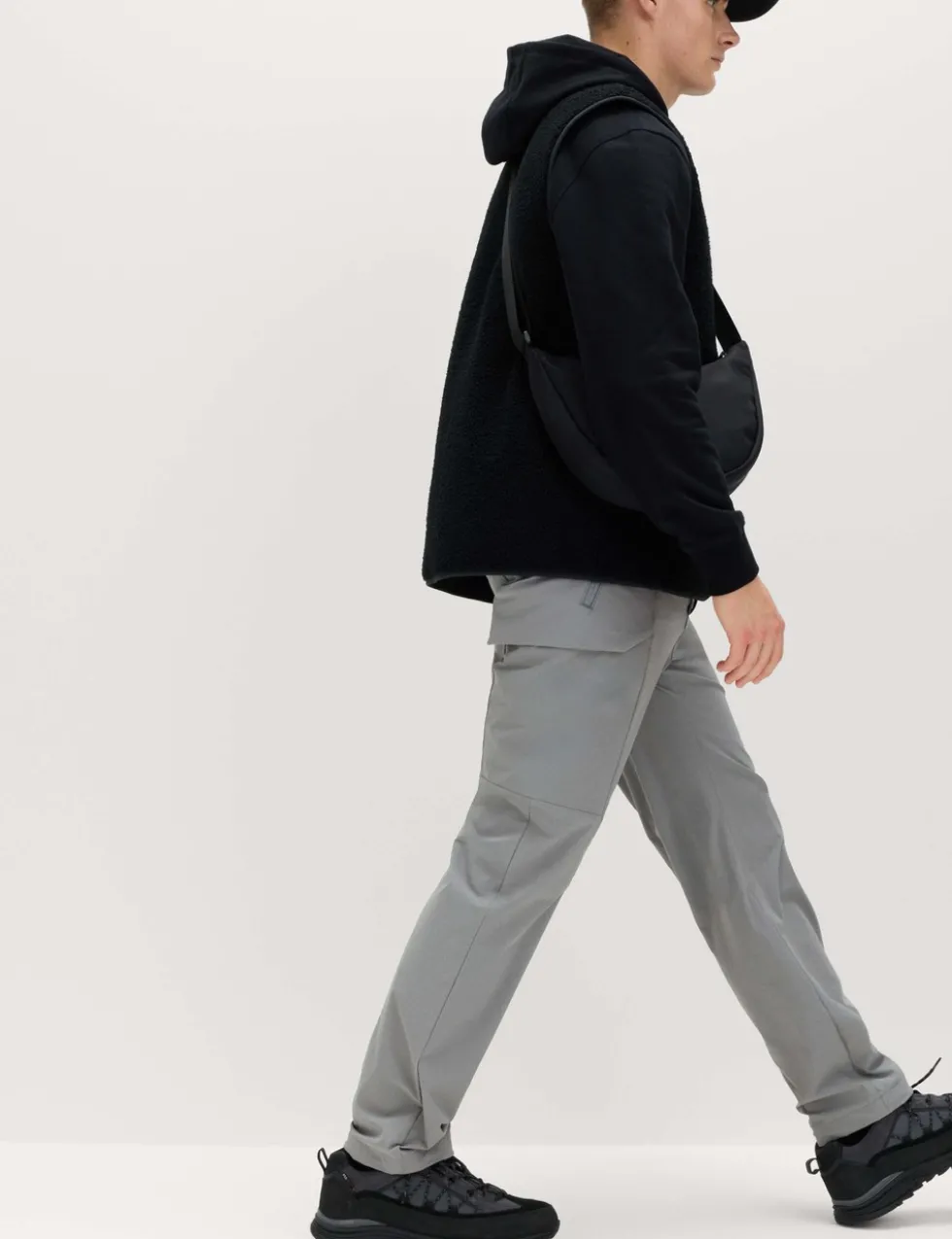 Straight Fit Technical Cargo Trousers