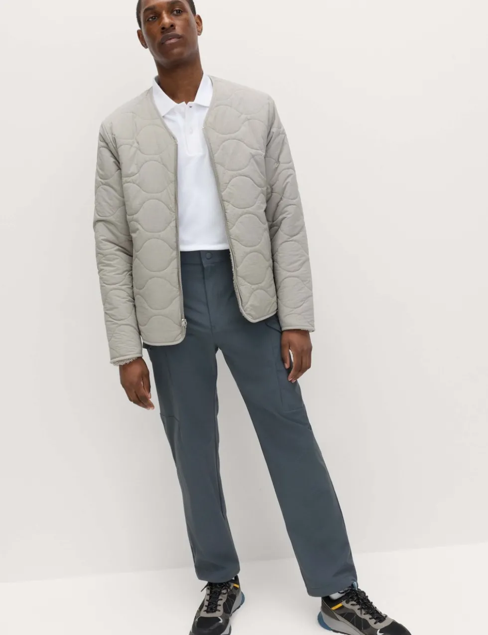 Straight Fit Technical Cargo Trousers