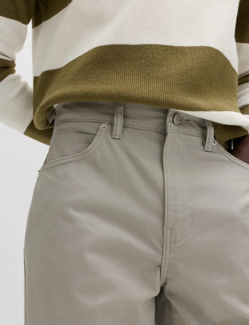Straight Fit Textured 5 Pocket Trousers
