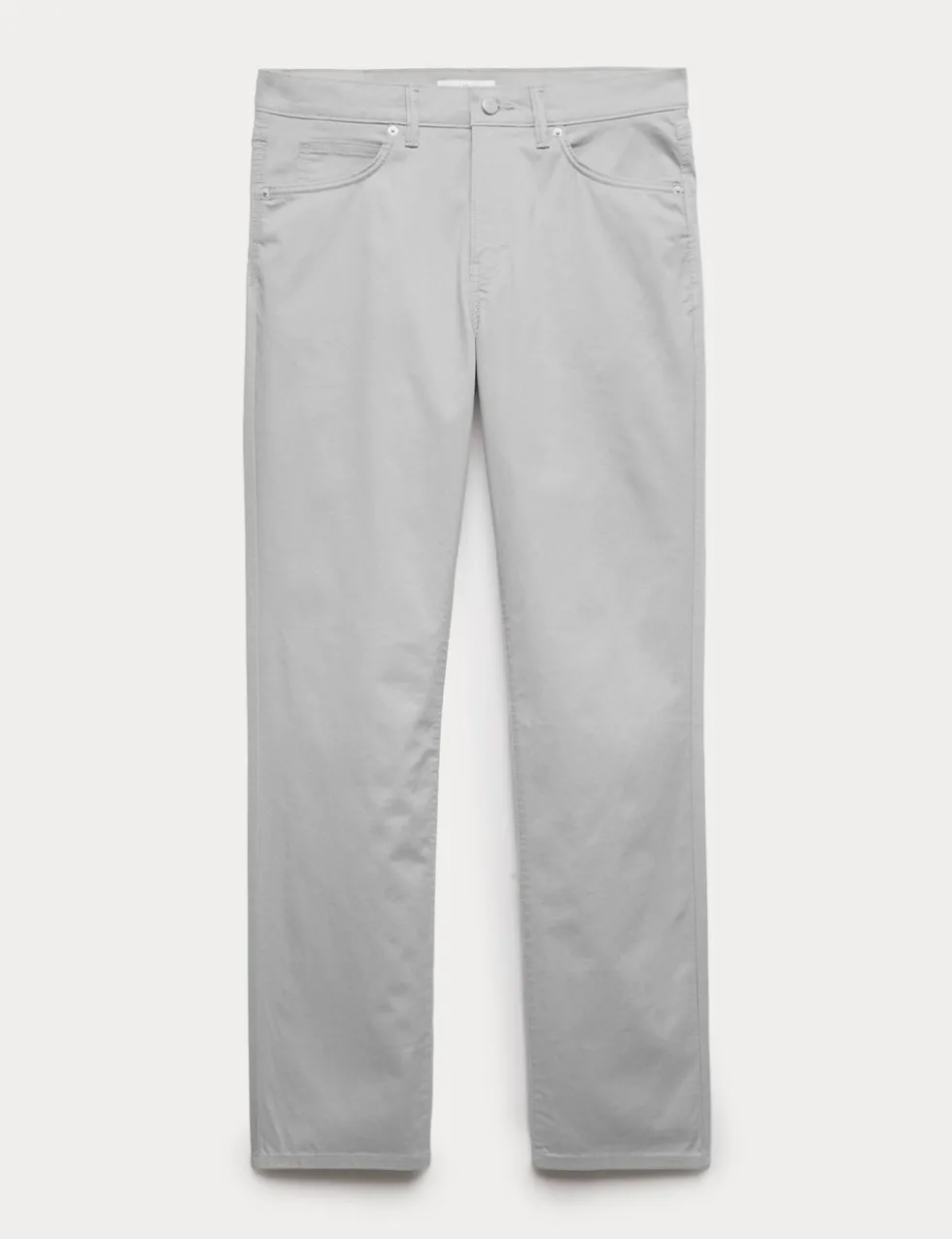 Straight Fit Textured 5 Pocket Trousers