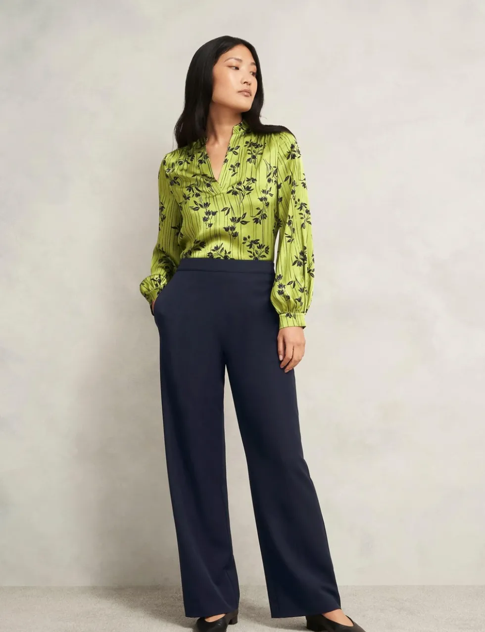 Straight Leg Trousers