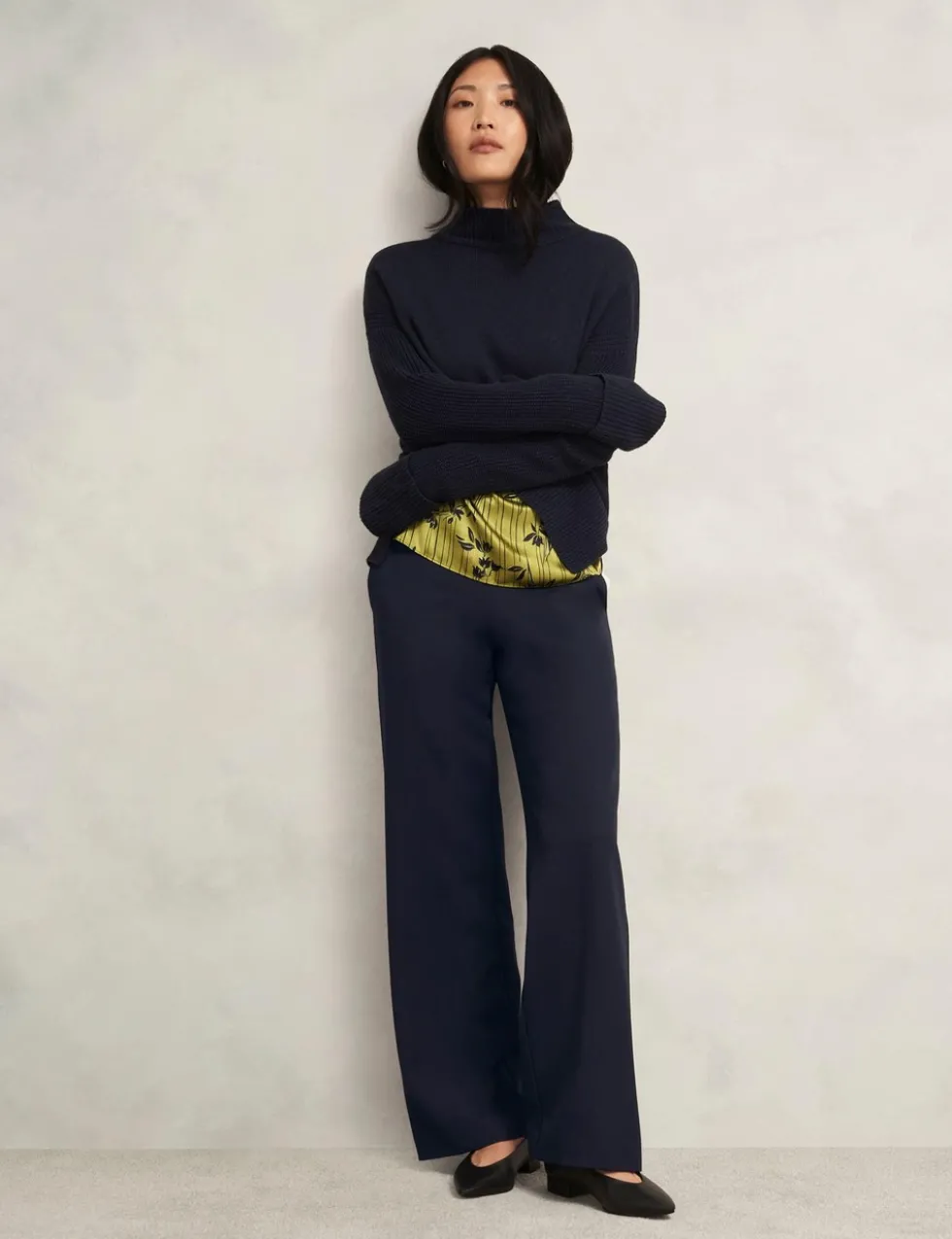 Straight Leg Trousers