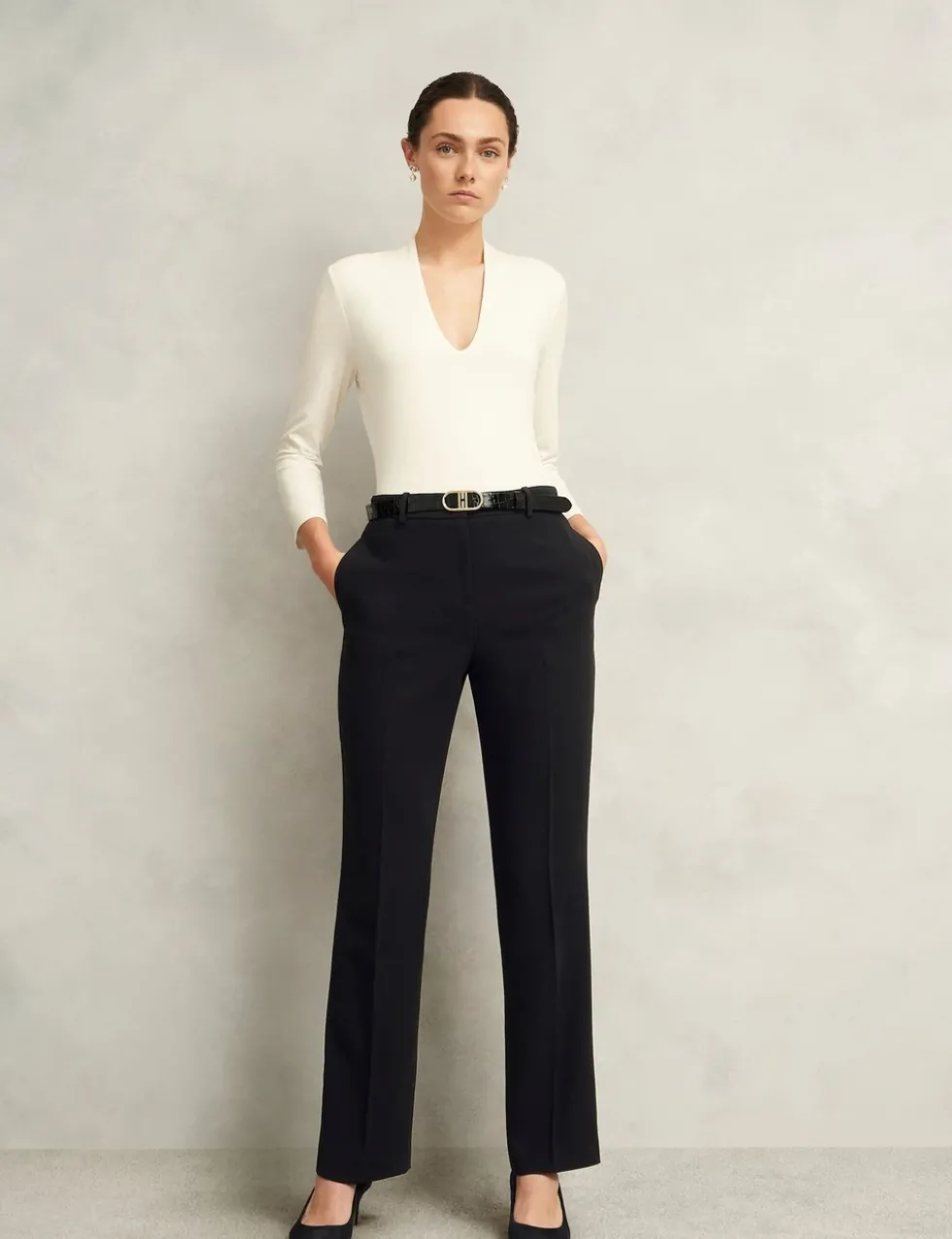 Straight Leg Trousers