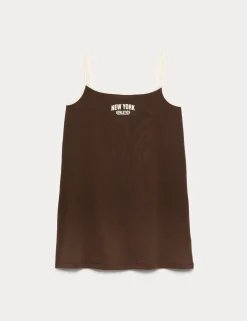 Strappy Cotton Rich Cami Dress (6-16 Yrs)