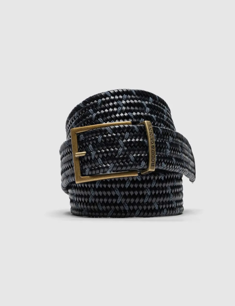 Stratford Leather Stretch Woven Belt