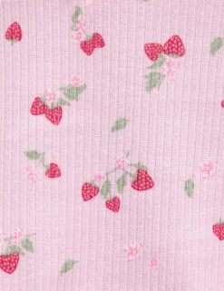 Strawberry Print Pyjama Set