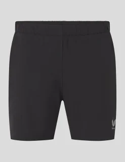 Stretch Two Layer Zip Pocket Sports Shorts