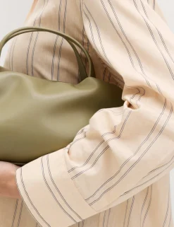 Striped Collared Shirt with Linen