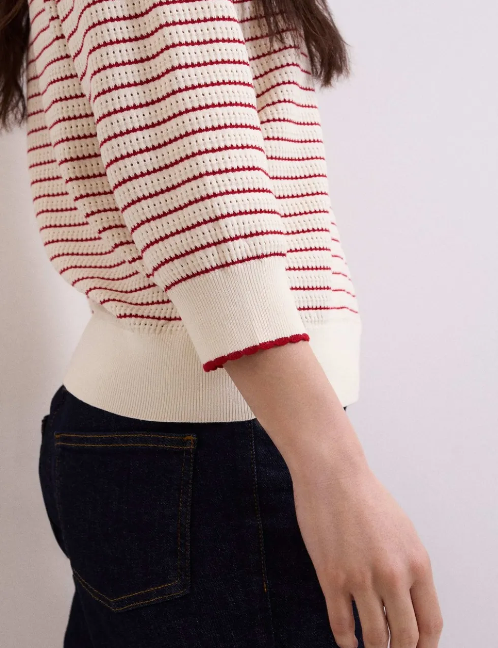 Striped Crew Neck Jumper