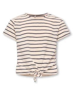 Striped Knot Detail Top (7-14 Yrs)