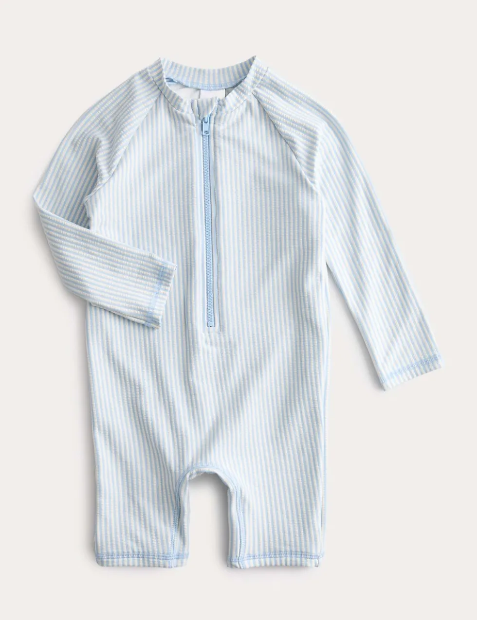 Striped Long Sleeve Swimsuit (0-3 Yrs)