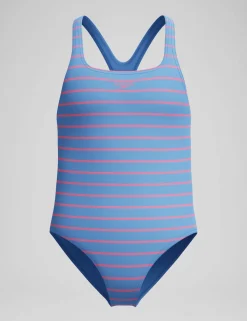Striped Medalist One Piece Swimsuit (4-16 Yrs)