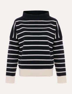 Striped Roll Neck Jumper