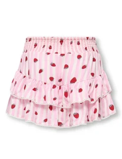 Striped Strawberry Frill Skort (8-14 Yrs)