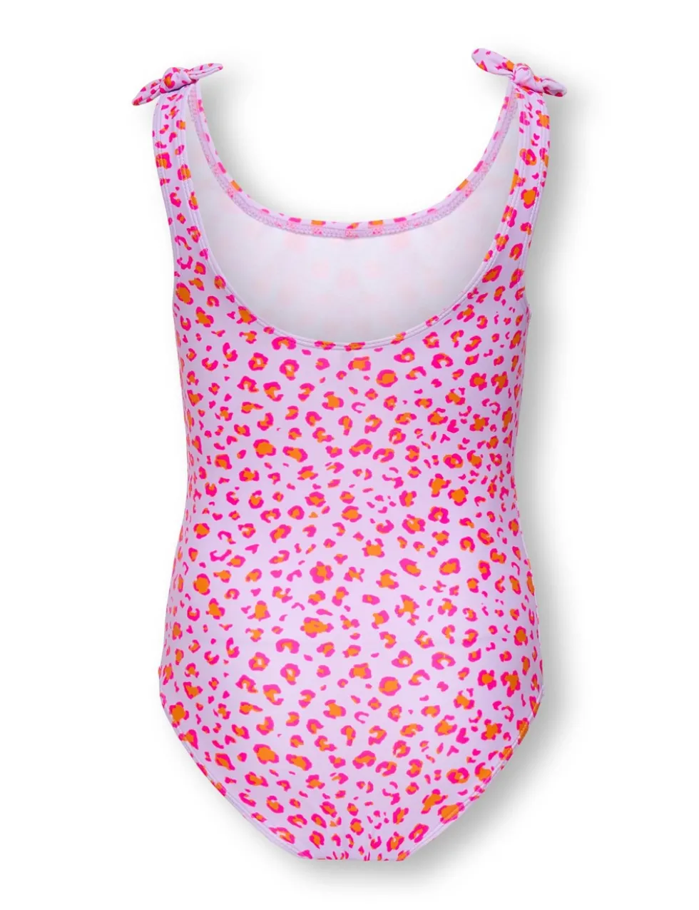 Striped Strawberry Knot Detail Swimsuit (7-14 Yrs)
