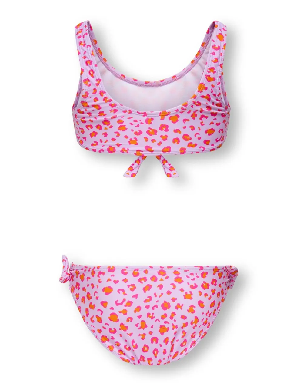 Striped Strawberry Knot Detail Bikini (7-14 Yrs)