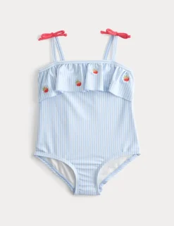 Striped Strawberry Swimsuit (0-3 Yrs)