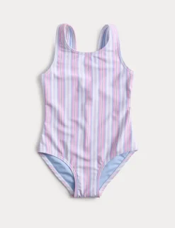 Striped Swimsuit (2-8 Yrs)