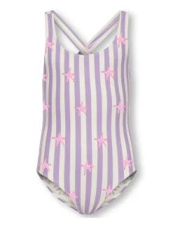 Striped Swimsuit (7-14 Yrs)