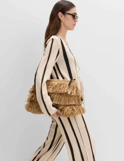 Striped Tie Front Top
