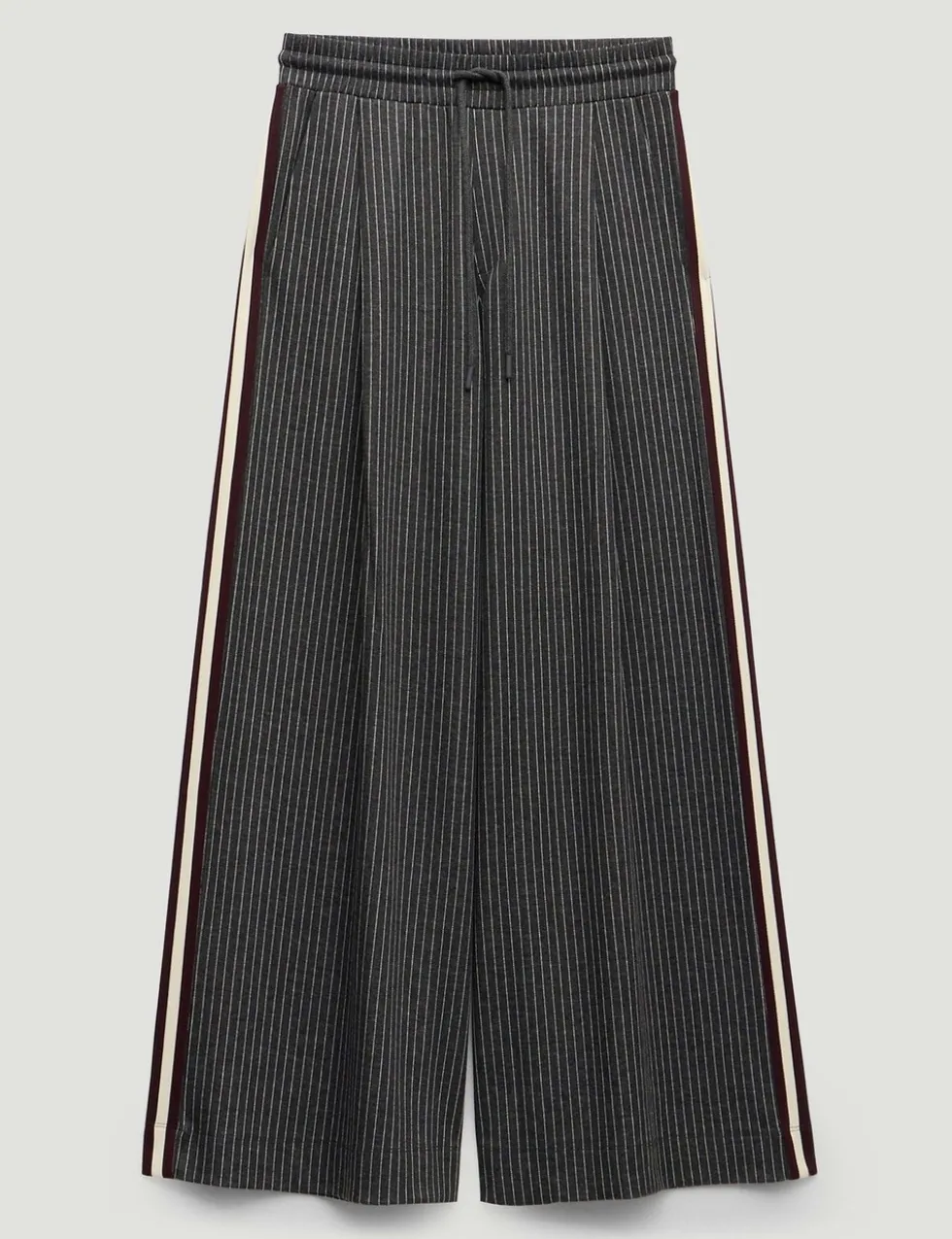 Striped Wide Leg Trousers