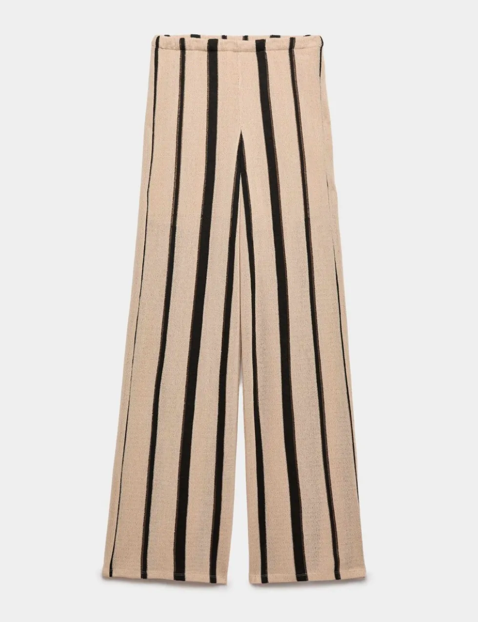 Striped Wide Leg Trousers