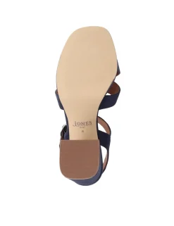 Suede Ankle Strap Block Heel Platform Sandals