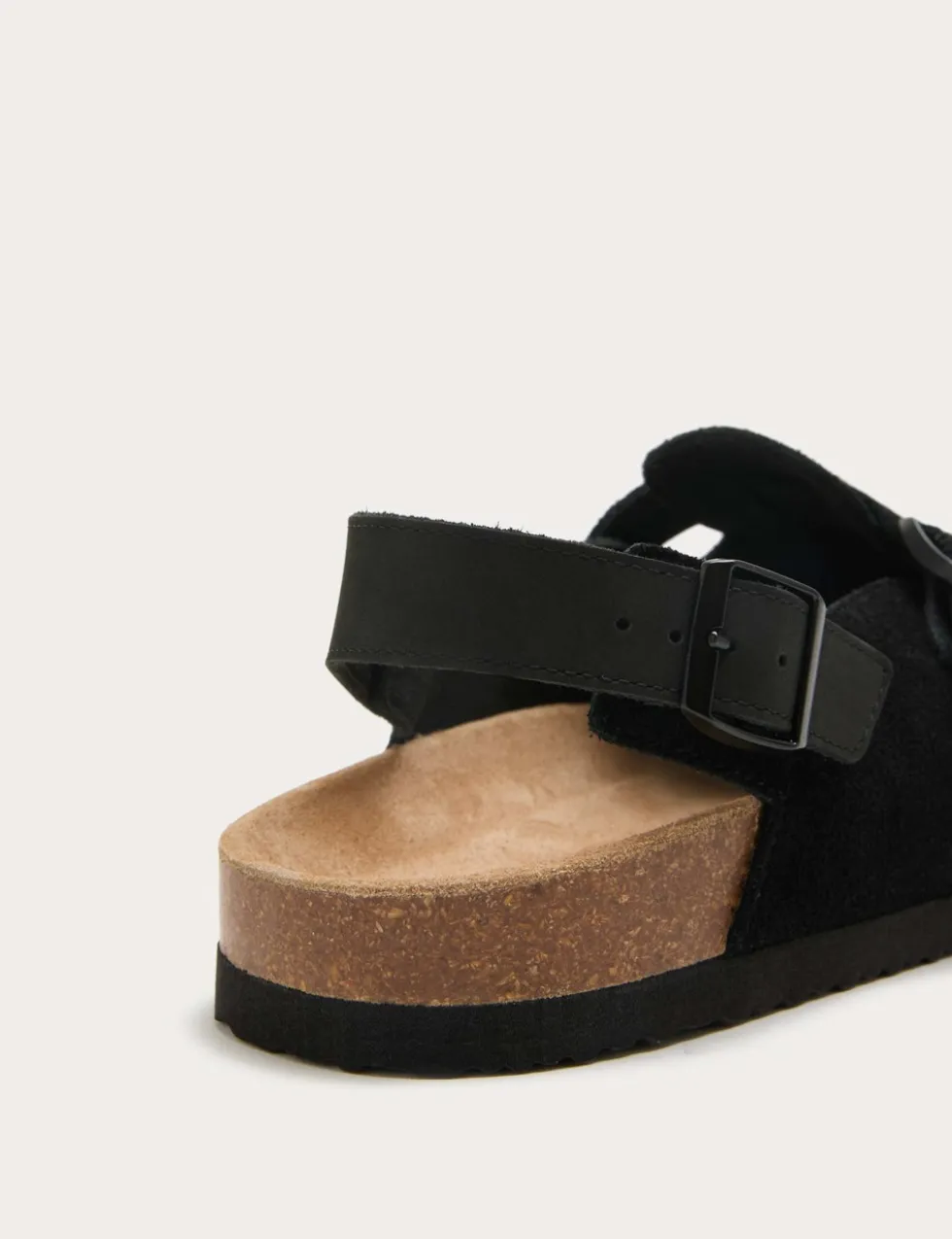 Suede Backstrap Mules