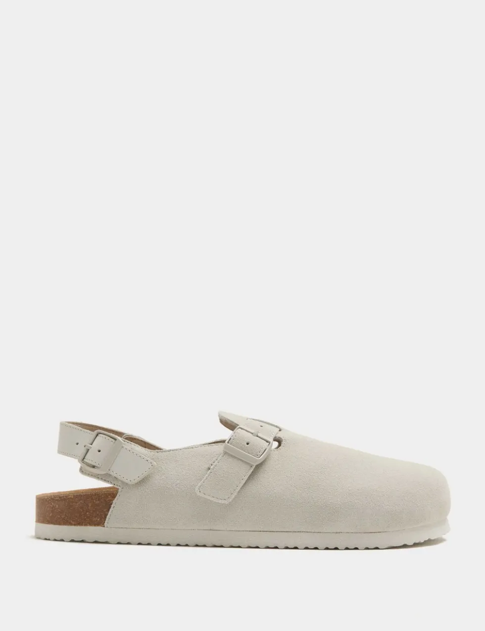 Suede Backstrap Mules