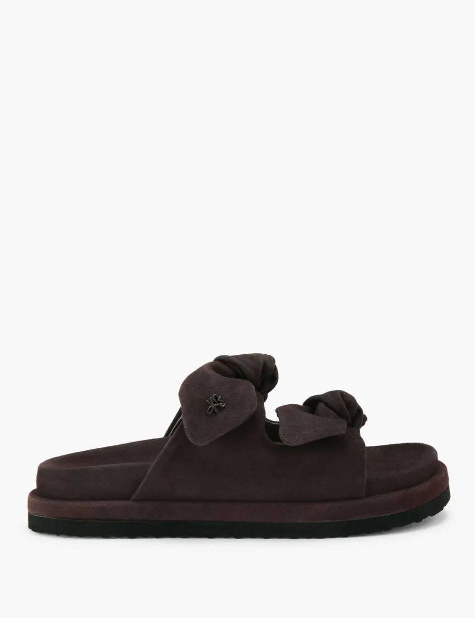 Suede Bow Detail Sandals